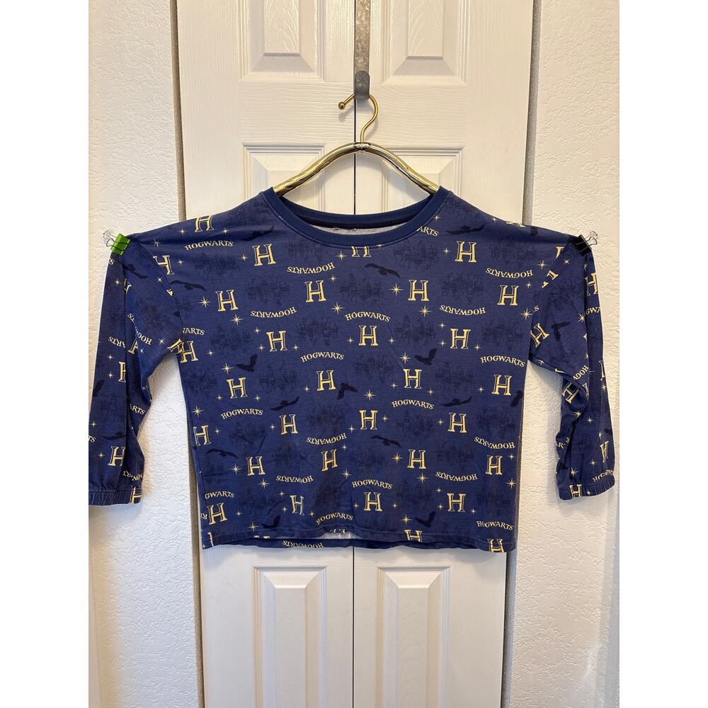 Harry Potter~ Wizarding World Navy Gold 2 Piece Pajama Set~Size2XL